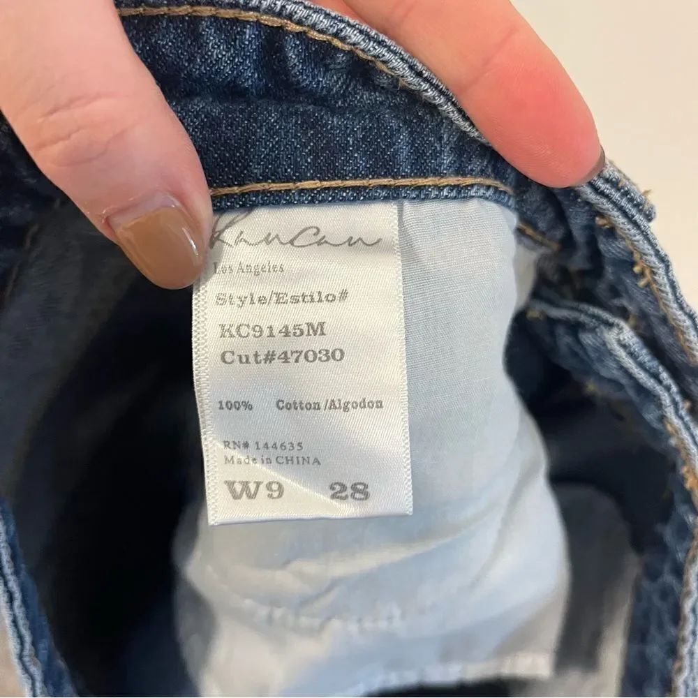 KanCan ISABELLE HIGH RISE MOM SHORTS NEW Size 9/28 - Picture 11 of 14